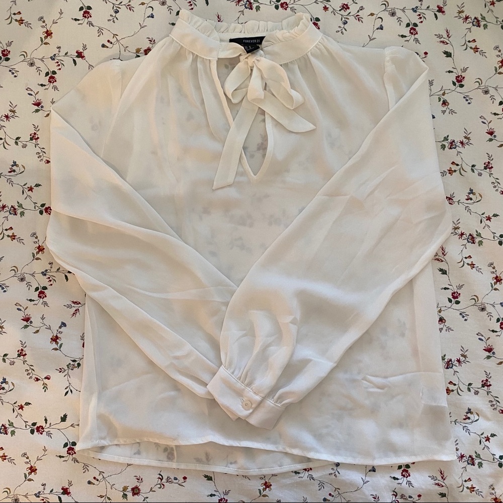 Ruffle Neck Blouse